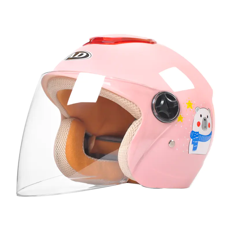 703 ABS dziecięcy kask motocyklowy z otwartą twarzą, wzorzysty kask motocrossowy